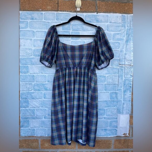 SMITH & QUINN PLAID DRESS SIZE XL - Picture 9 of 9